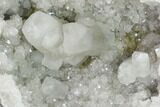 Keokuk Geode with Calcite & Pyrite (Both Halves) - Missouri #144766-2